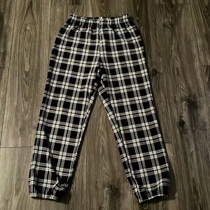 Plaid Pj pants